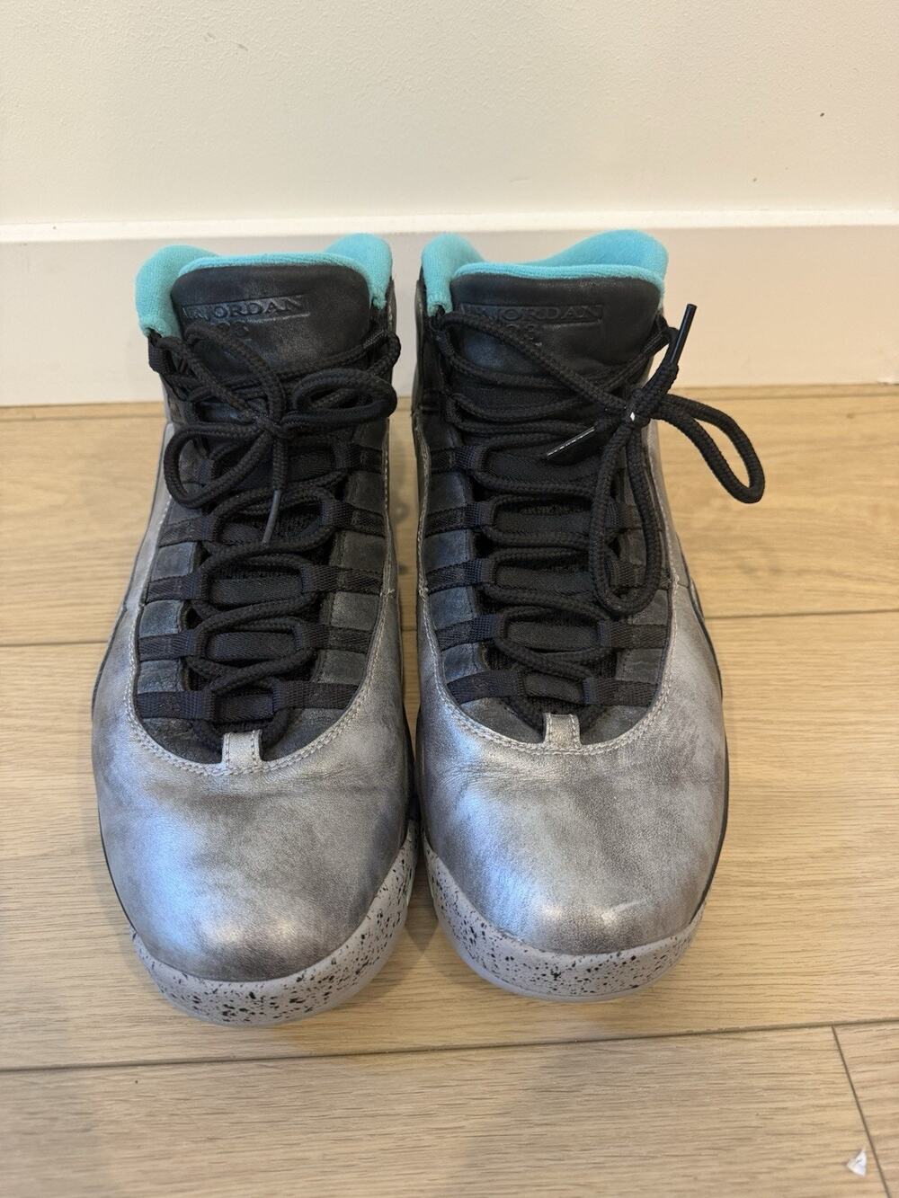 Jordan Air Jordan 10 Retro Lady Liberty Dust Gold Black 705178-045 Size 13